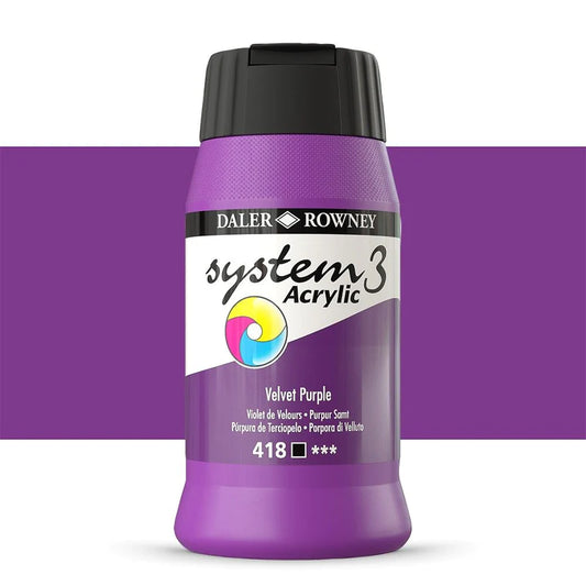 Daler-Rowney System3 Acrylic Paint Velvet Purple