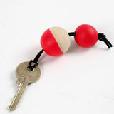 Wooden Bead, D: 35 mm, hole size 6 mm, 2 pcs