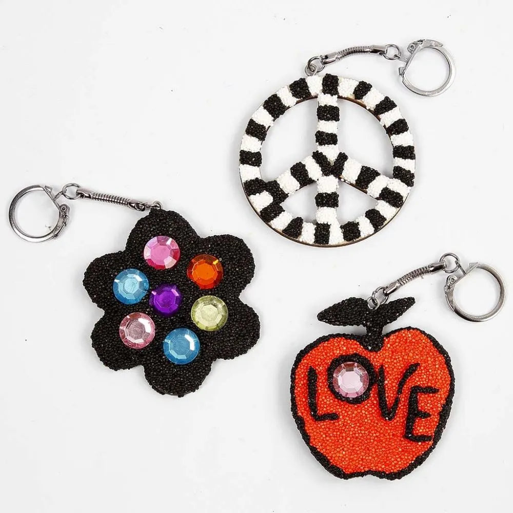 Wooden Shaped Keyring (Assortment)