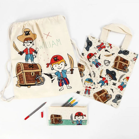 Drawstring Bag 37x41cm Pirate