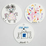 Ceramic Plate, D: 15 cm, thickness 0.5 cm, 1 pc, w