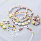 Creativ Craft Figure Beads - Smiley Faces