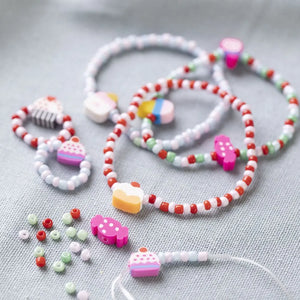 Figure beads, Candy, cakes and ice cream, D 10 mm,