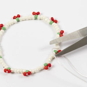 Mini Craft Kit Jewellery Fruit Elastic Bracelet and Earring