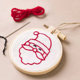 Mini Craft Kit Embroidery - Santa
