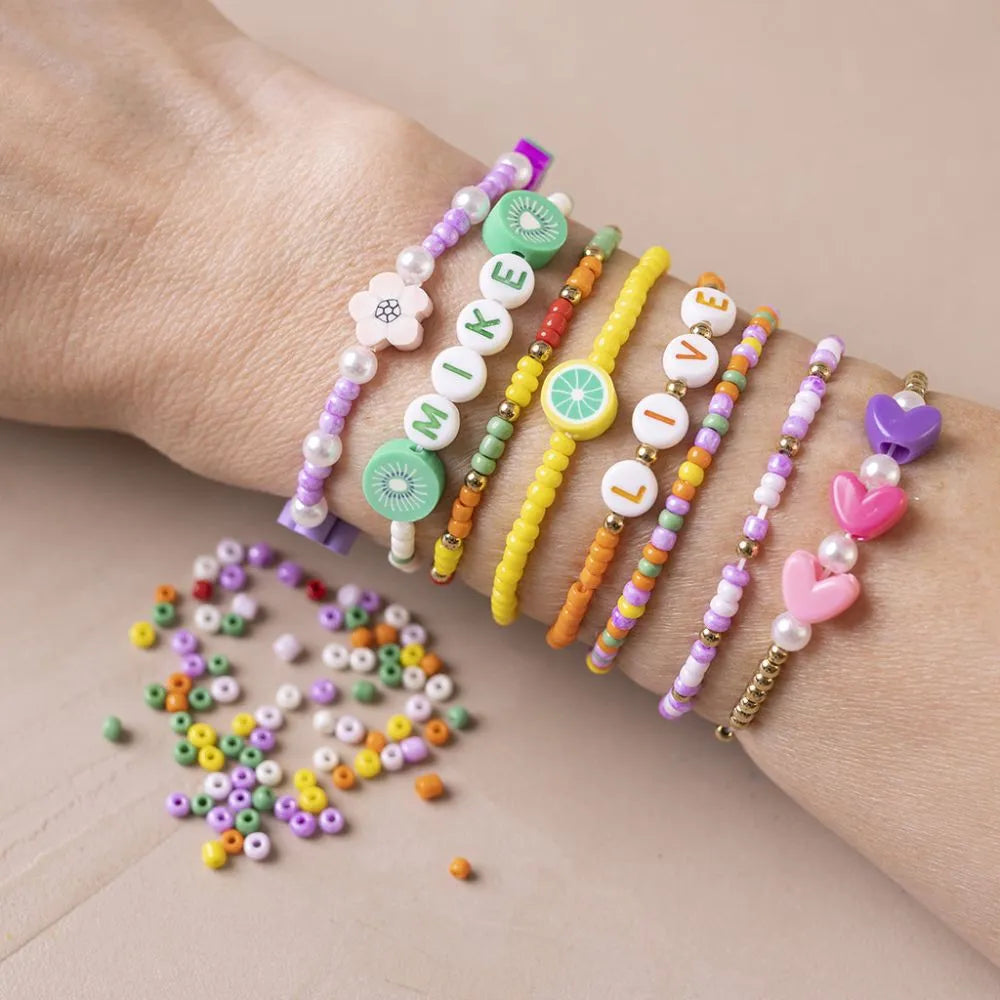 Mini Craft Mix Jewellery, Colorful Bracelets