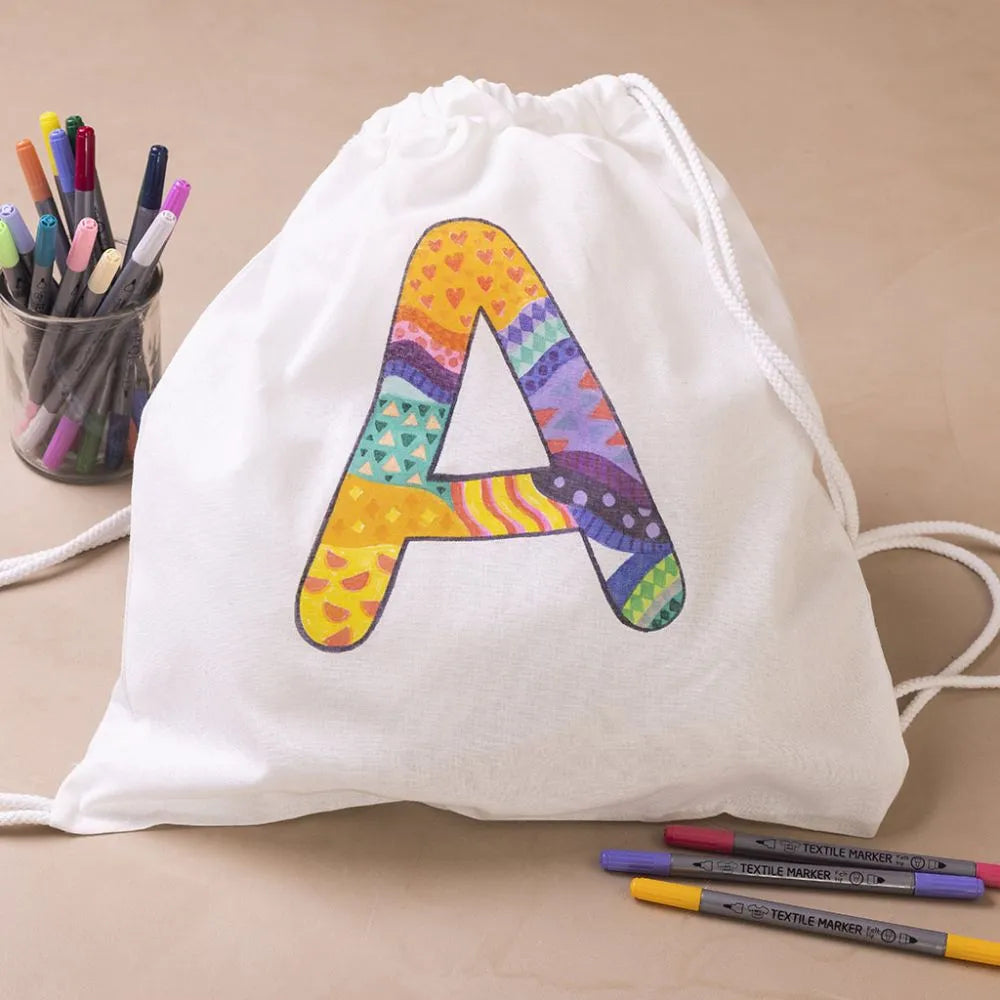 Textile Markers Line width: 2.3+3.6 mm - Assorted Colours (20 Pack)
