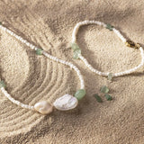 Mini Craft Kit Jewellery Aventurine Necklace And Bracelet