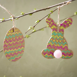 Mini Craft Kit Decoration Easter Egg And Rabbit