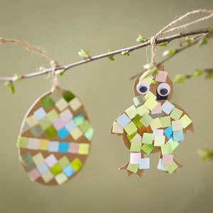 Mini Craft Kit Egg And Chicken Mosaic Decoration