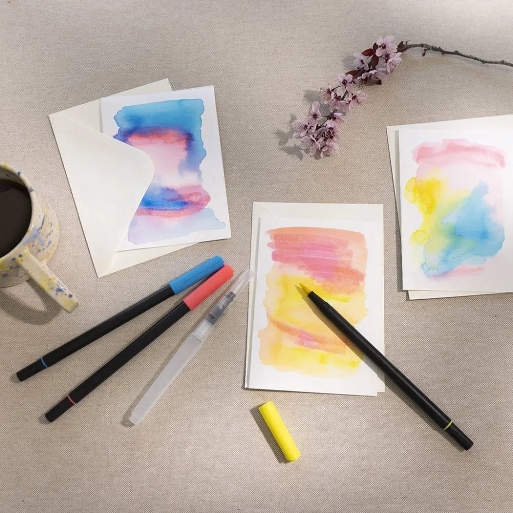 Watercolour Markers - Standard colours (12 Pack)
