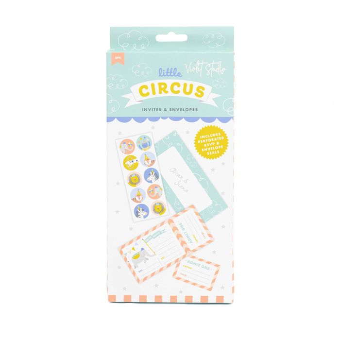 Violet Studio Little Circus Invitation Kit