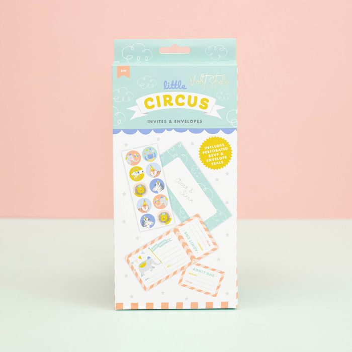 Violet Studio Little Circus Invitation Kit