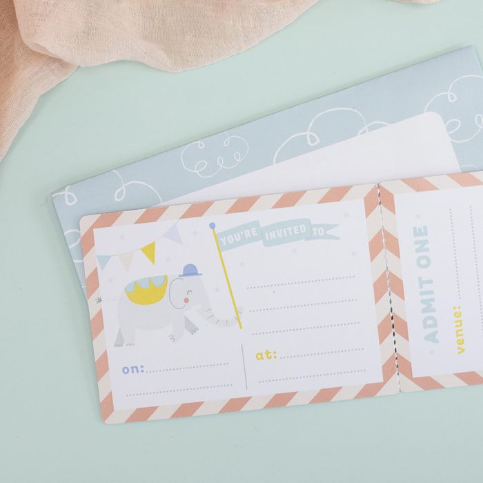 Violet Studio Little Circus Invitation Kit
