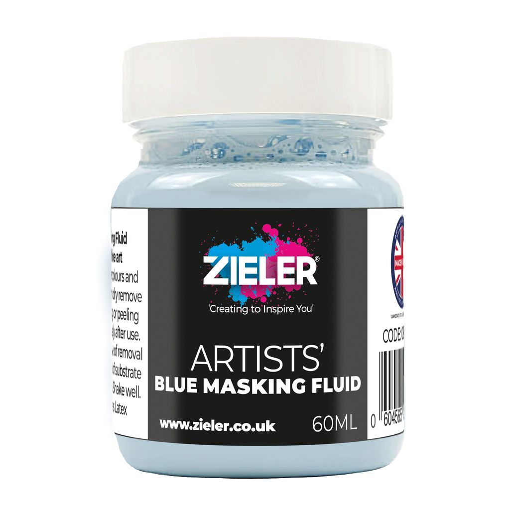 Zieler Art Masking Fluid - Light Blue (60ml)