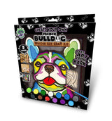 Splat Planet Wood Art Kit - French Bulldog