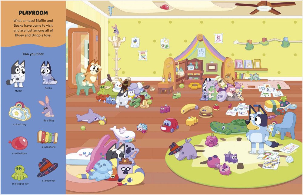 Where's Bluey? A Search-and-Find Book