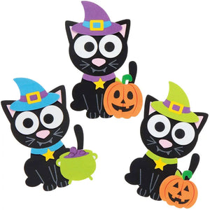 Witches Cat Mix & Match Magnet Kits (Pack of 8)