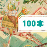Djeco Jigsaw Puzzle - Wonderful Ride (100 Pieces)