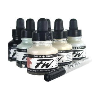Daler Rowney FW Ink Shimmering 6 Set