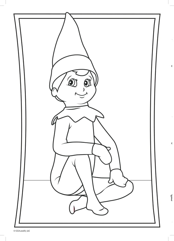 Elf on the Shelf Sticker Book