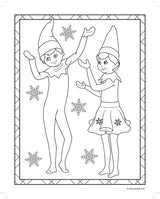 Elf on the Shelf Colouring Book