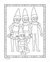 Elf on the Shelf Colouring Book