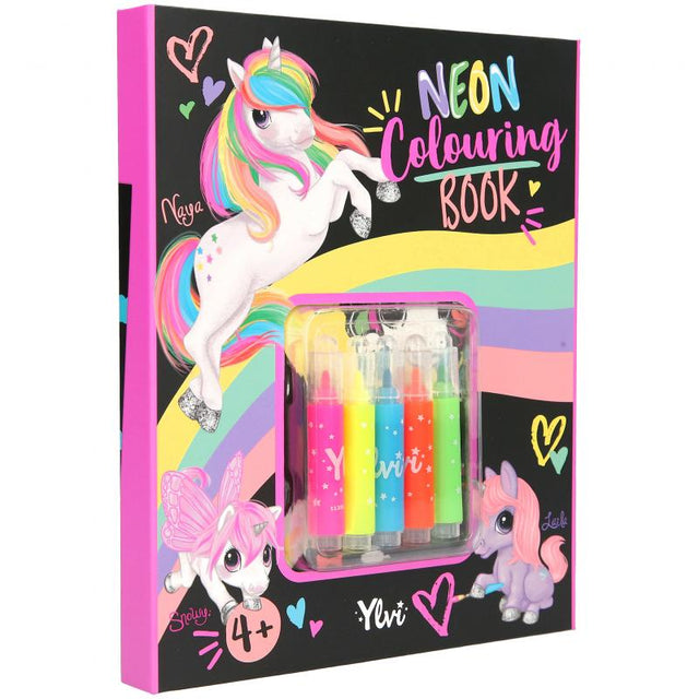 Ylvi Neon Colouring Book Set
