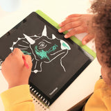 Dino World  Mini Magic-Scratch Book
