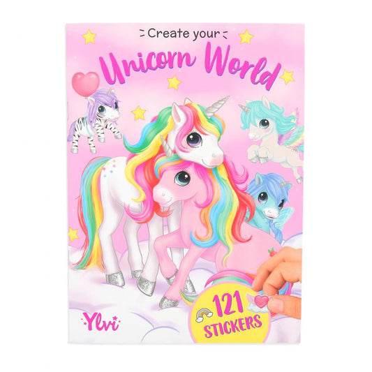 Ylvi Create Your Unicorn World Sticker Book