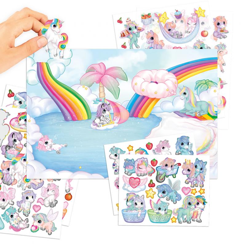 Ylvi Create Your Unicorn World Sticker Book