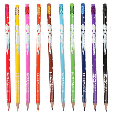 TopModel Erasable Colouring Pencils