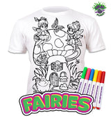 Splat Planet PYO T-Shirt: Fairies (Size 5 -6 Years)