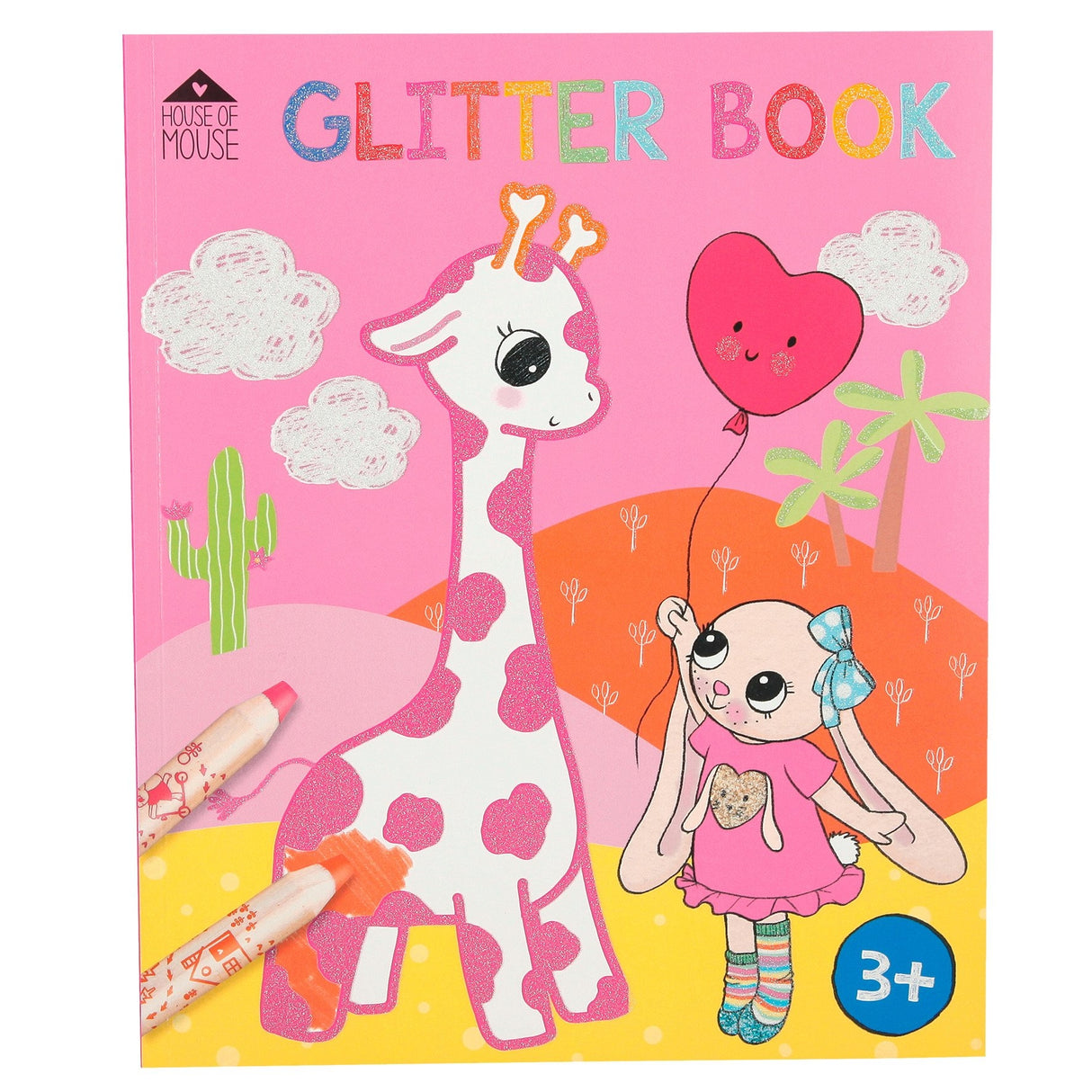 House of Mouse Glitter Colouring Book
