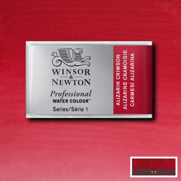 Professional Watercolour Series 1 Whole Pan - Alizarin Crimson