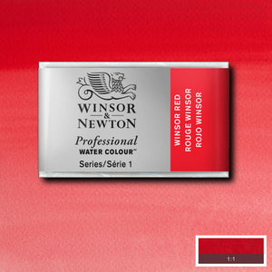 Winsor Red Whole Pan - S1 Professional Watercolour