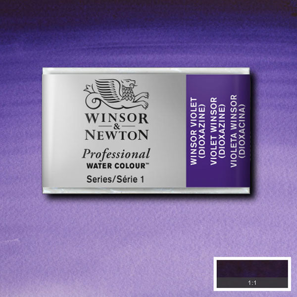 Winsor Violet Dioxazine Whole Pan - S1 Professional Watercolour