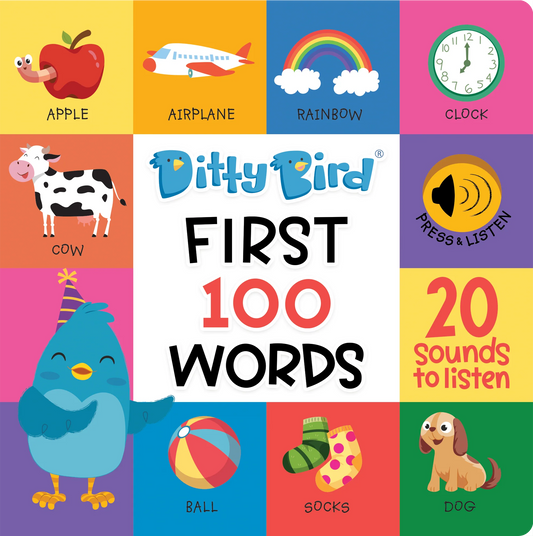 Ditty Bird - First 100 Words Musical Sound Book