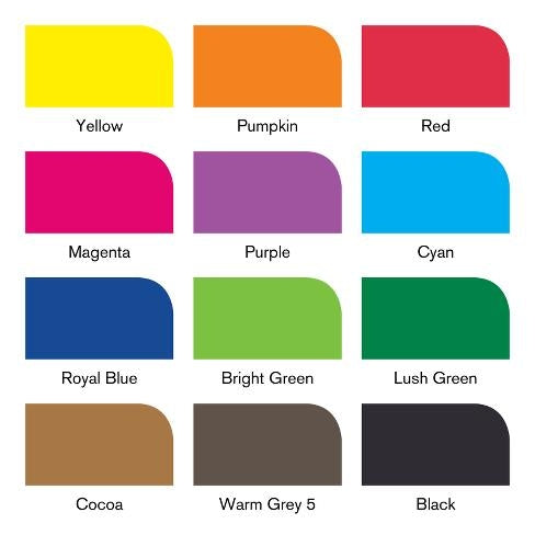 Winsor & Newton Brushmarker 12 Vibrant