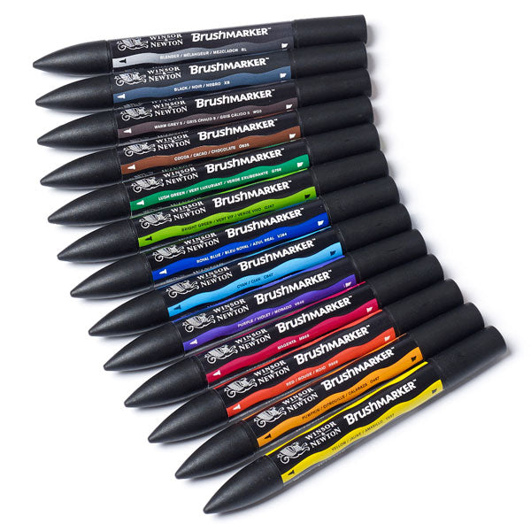 Winsor & Newton Brushmarker 12 Vibrant