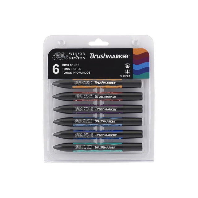 Winsor & Newton Brushmarker 6 Rich Tones
