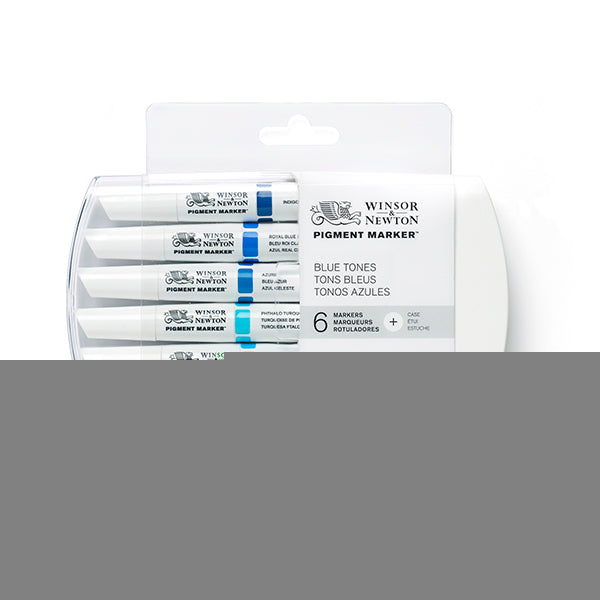 WN Pigment Marker 6 Set BlueTones