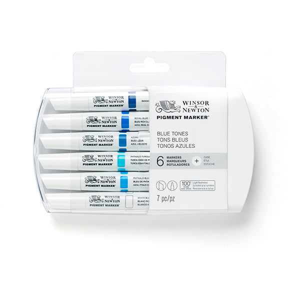WN Pigment Marker 6 Set BlueTones