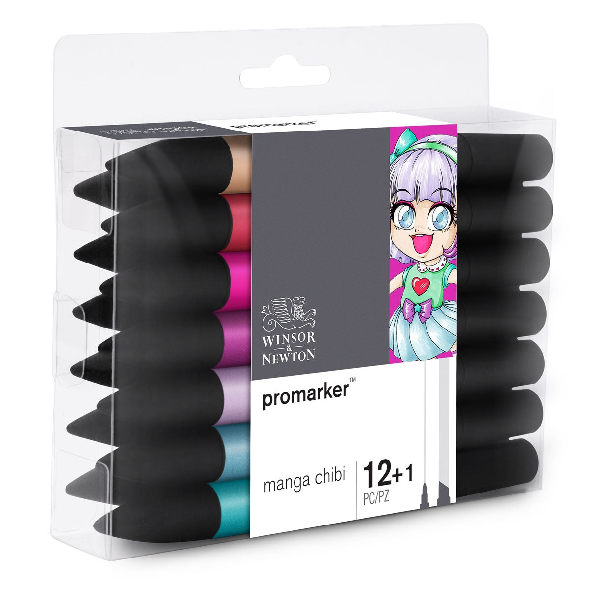 Winsor & Newton Promarker 12+1 Manga Chibi