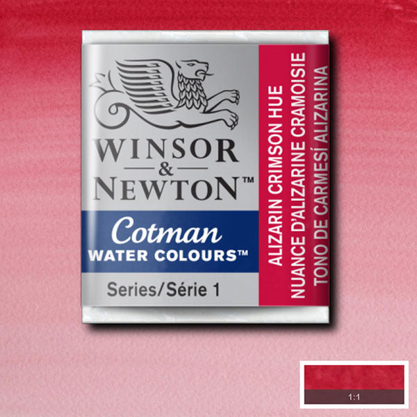 Cotman Watercolour Alizarin Crimson Hue Half Pan