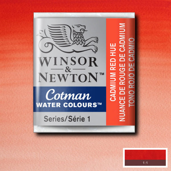 Cotman Watercolour Cadmium Red Hue Half Pan