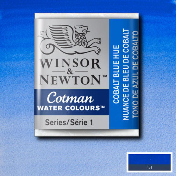 Cotman Watercolour Cobalt Blue Hue Half Pan