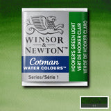 Cotman Watercolour Hooker's Green Light Half Pan