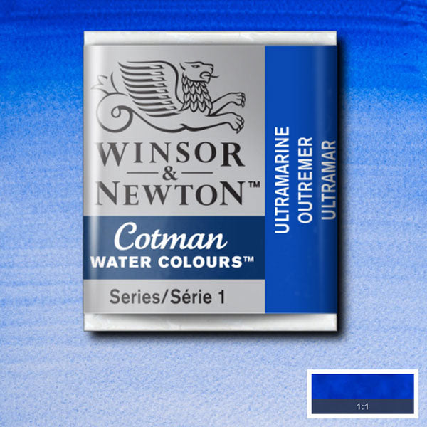 Cotman Watercolour Ultramarine Half Pan