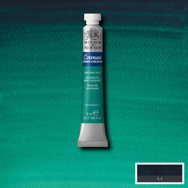 Cotman Watercolour Viridian Hue 8ml